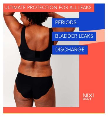 NIXI Body Sarah Black 12 VPL-Free Low Cut Knickers