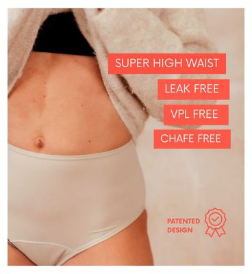 NIXI Body Coni Cream 16 VPL-Free High Waist Leakproof Knickers