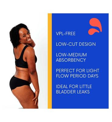 NIXI Body Sarah Black 16 VPL-Free Low Cut Knickers