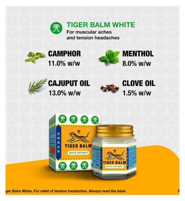 Tiger Balm White Ointment 30g x 2 Bundle