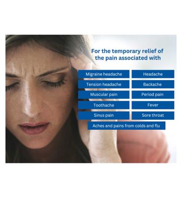 Combogesic Pain Relief 500mg/150mg Film-Coated Tablets - 16 Tablets