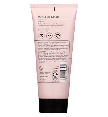 Boots Ingredients Salicylic Acid Cleanser 150ml