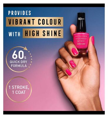 Max Factor Masterpiece Xpress Oasis Collection Nail Polish 755 Rose All Day