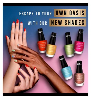 Max Factor Masterpiece Xpress Oasis Collection Nail Polish 755 Rose All Day