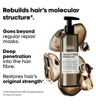 L'Oréal Professionnel Serie Expert Absolut Repair Molecular Hair Rinse-Off Serum 250ml
