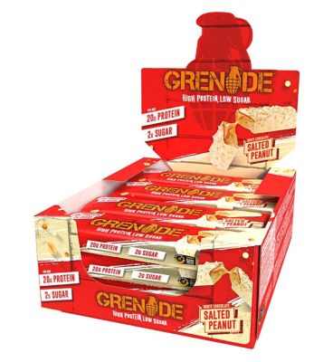 Grenade Carb Killa High Protein Bar White Chocolate Salted Peanut - 60g x 12 Bars