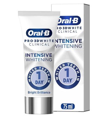 Oral-B Pro 3D White Clinical Bright Brilliance Toothpaste 75ml