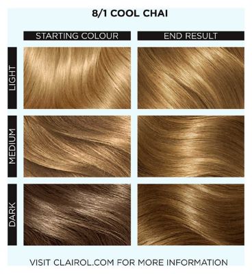 Clairol Colour Studio Step 2 Permanent Colour Cream 8/1 Cool Chai 50ml