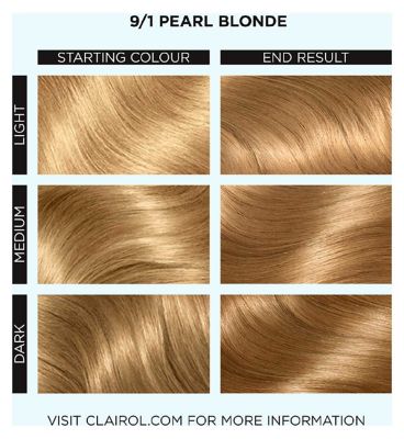Clairol Colour Studio Step 2 Permanent Colour Cream 9/1 Pearl Blonde 50ml