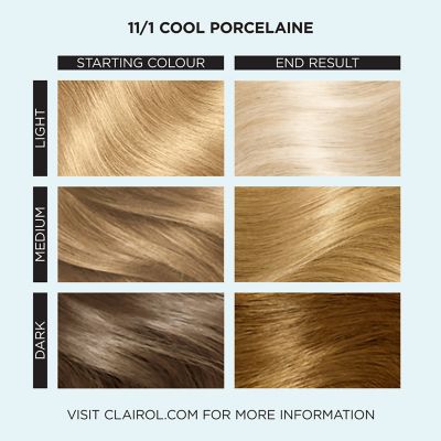 Clairol Colour Studio Step 2 Permanent Colour Cream 11/1 Cool Porcelain 50ml