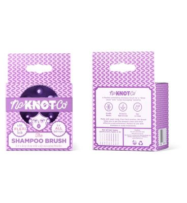 No Knot Co Shampoo Brush Lilac