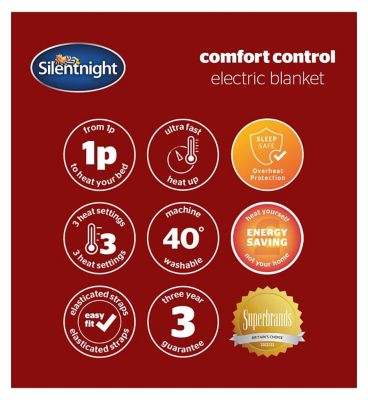 Silentnight King Comfort Control Electric Blanket