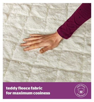 Silentnight Comfort Control Teddy Electric Blanket Single