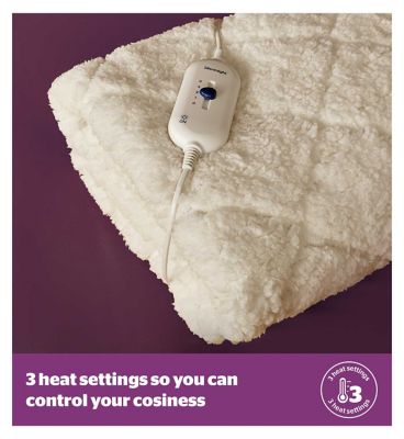 Silentnight Comfort Control Teddy Electric Blanket Single