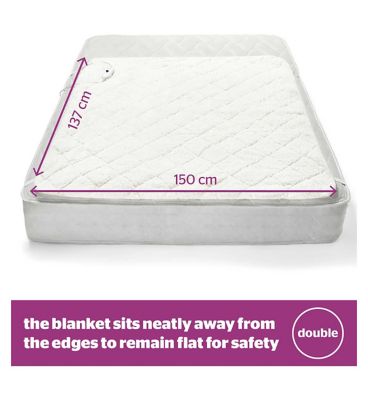 Silentnight Comfort Control Teddy Electric Blanket Double