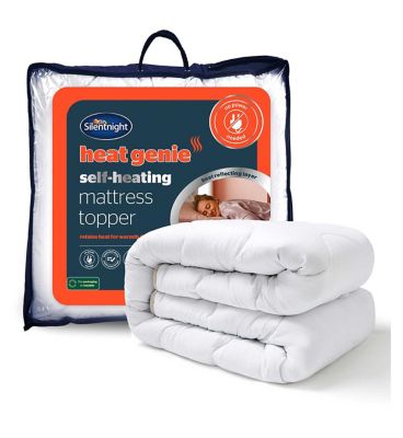 Silentnight Heat Genie Self Heating Mattress Topper Single