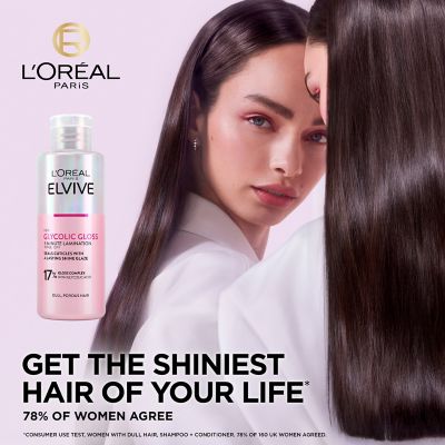 L’Oréal Paris Elvive Glycolic Gloss 5 Minute Lamination Treatment for Dull Hair 200ml