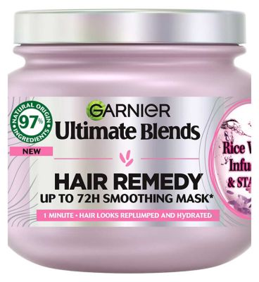 Garnier Ultimate Blends Rice Water Infusion & Starch Hair Remedy Mask 340ml