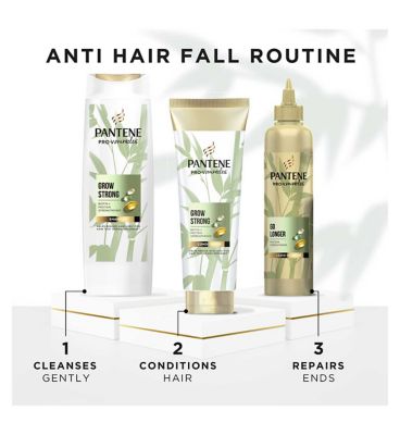 Pantene Grow Strong Hair Fortifier 300ml Hair treatment with Biotin & Protein Strengthener