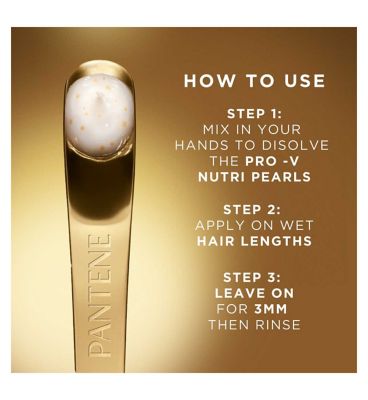 Pantene Molecular Bond Repair Intensive Hair Mask with Biotin 300ml, Pro-V Concentrated formula<br/>
