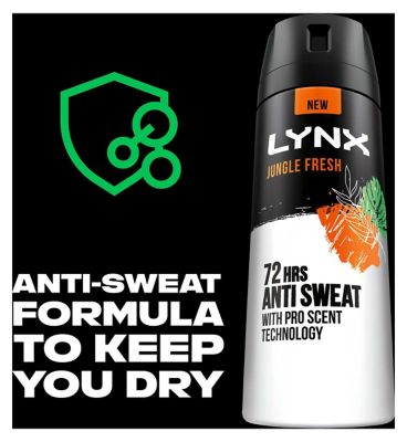 Lynx Antiperspirant Deodorant Jungle Fresh 250ml