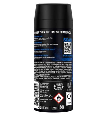 Lynx Fine Fragrance Collection Premium Deodorant Bodyspray Blue Lavender 150ml