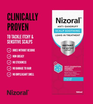 Nizoral Anti-Dandruff Scalp Soothing Leave-in Treatment 100ml