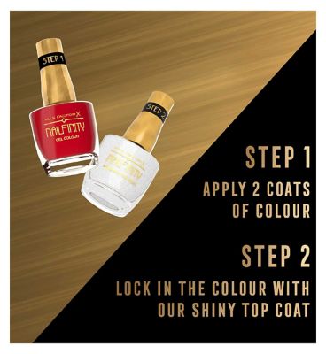 Max Factor Nailfinity Gel Nail Polish Limited Edition Top Coat - 102 Starry Veil 12ml