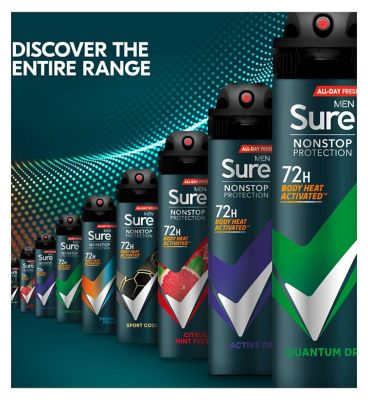 Sure Men Thermo Fresh Nonstop Protection Antiperspirant Deodorant 250ml