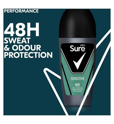 Sure Men Sensitive Antiperspirant Roll On 50ml