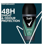 Sure Men Sensitive Antiperspirant Roll On 50ml