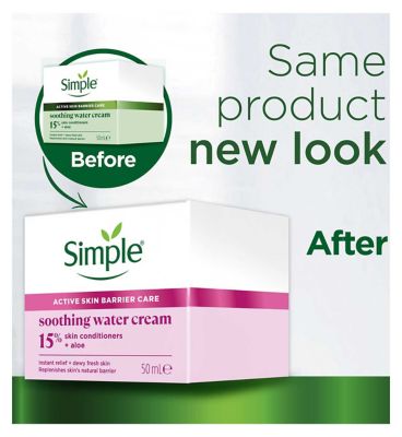 Simple Face Cream Soothing Water 50ml