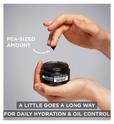 Garnier Pure Active AHA+BHA Charcoal Daily Mattifying Air Cream 50ml