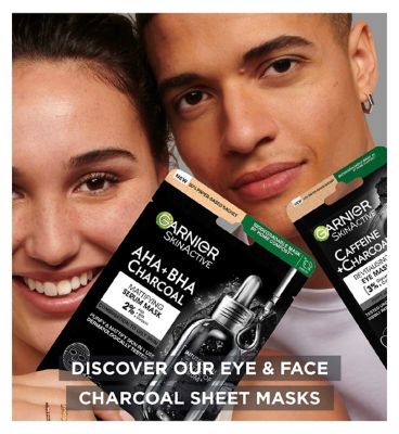 Garnier Depuffing Eye Mask with Bamboo Charcoal - For Puffy Undereyes