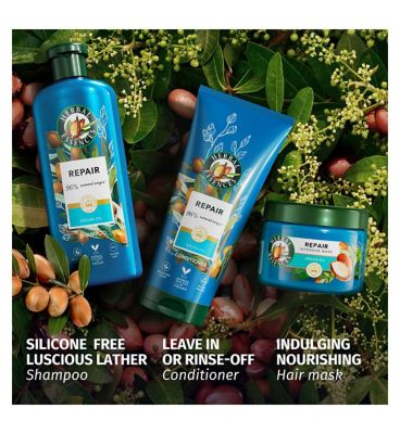 Herbal Essences Argan Oil Repair Conditioner 250ml to Nourish Damaged Hair. Sulfate Free