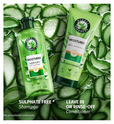 Herbal Essences Aloe Moisturise Conditioner 250ml to Hydrate and Nourish Very Dry Hair
