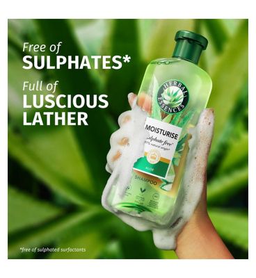 Herbal Essences Aloe Moisturise Shampoo 350ml to Hydrate and Nourish Very Dry Hair