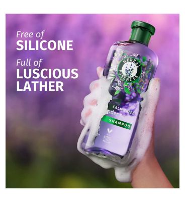 Herbal Essences Lavender Scent Calm Frizz Shampoo 350ml to Nourish and Smooth Frizzy Hair