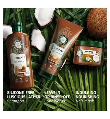 Herbal Essences coconut scent hydrate Hair Mask 500ml to Deeply Nourish Very Dry Hair