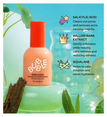 Bubble Super Clear 2% Salicylic Acid Blemish Prevention Serum 30ml