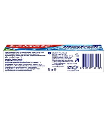 Colgate Max Fresh Toothpaste with Cooling Crystals 75ml