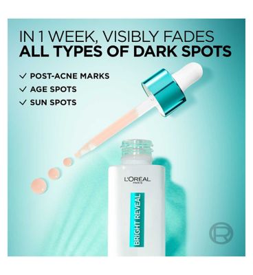 L'Oréal Paris Bright Reveal Niacinamide Dark Spot Serum 10% Niacinamide + Amino-Sulfonic Acid 30ml