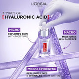 L'Oreal Paris Hyaluronic Acid Serum Revitalift Filler [+Hyaluronic Acid] Anti-Wrinkle Dropper Serum 15ml