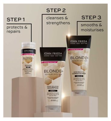 John Frieda Blonde+ Repair System Bond Building Conditioner 250ml