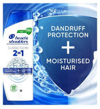 Head & Shoulders Classic Clean 2in1 Anti Dandruff Shampoo 250ml. Refreshing Clean Scent