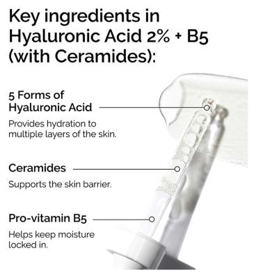 The Ordinary Hyaluronic Acid 2% + B5 Hydrating Serum - 30ml