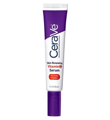 CeraVe Skin Renewing 10% Pure Vitamin C Serum with Ceramides for Brighter & Smoother Skin 30ml