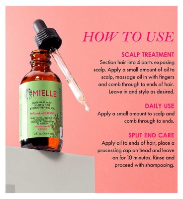 Mielle Rosemary Mint Scalp & Hair Strengthening Oil