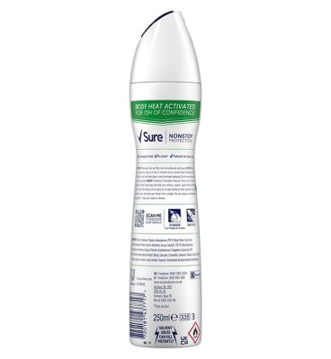 Sure Women Pure Melon Aloe Nonstop Protection Antiperspirant Deodorant 250ml