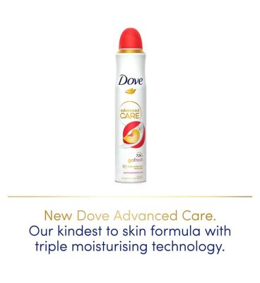 Dove Advanced Care Go Fresh Antiperspirant Deodorant Peach & White Blossom 200ml